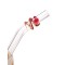 Paille verre Enfant Courbe Courte BOYS vert