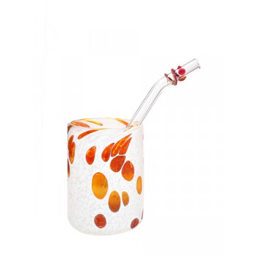 Paille verre Enfant Courbe Courte BOYS vert 2