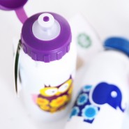 Gourde inox 350ml HIBOU VIOLET