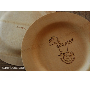 Assiette enfant 100% bambou de BAMBU 2