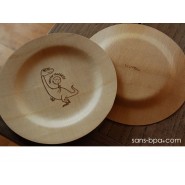 Assiette enfant 100% bambou de BAMBU