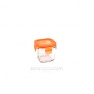Contenant verre Wean Cube 120ml - Framboise