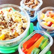 Contenant verre Wean Cube 120ml - Framboise