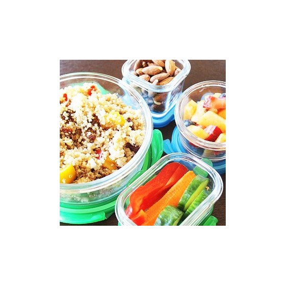 Contenant verre Wean Cube 120ml - Azur