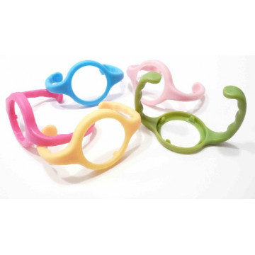 Lot 2 poignées VERTES pour biberon organicKidz 2