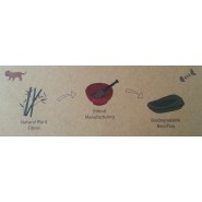 Bac à littière sans plastique Nature - BECOTHINGS