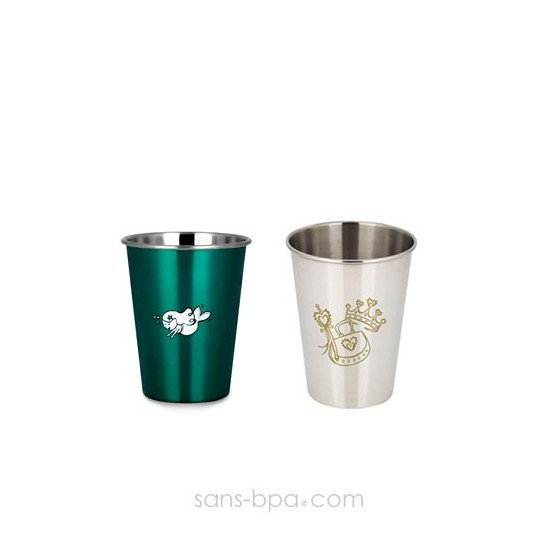 Lot 2 verres DRESS UP & SIRENE