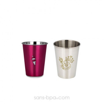 Lot 2 verres DRESS UP & GLACE