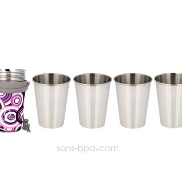 Set 4 verres 350 ml PURPLE