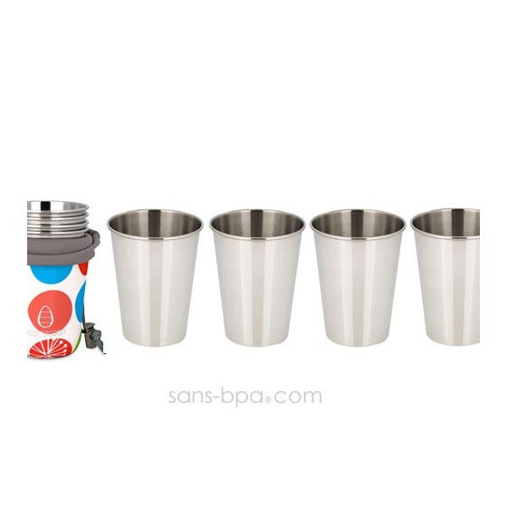Set 4 verres 350 ml WHITESPOT