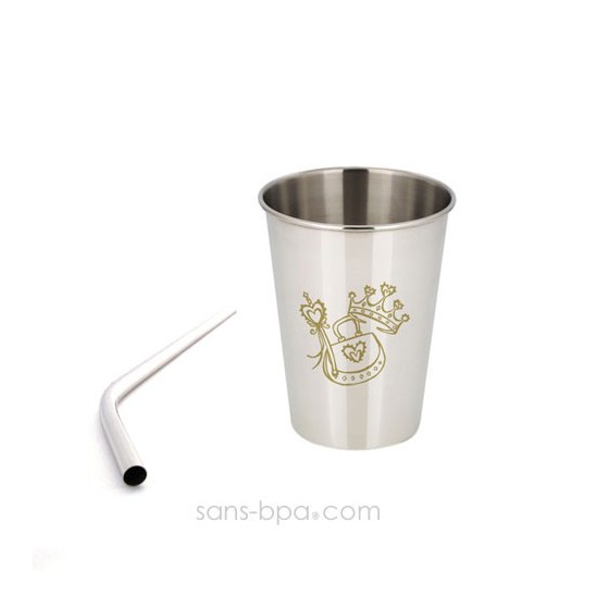 Verre & sa paille inox