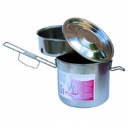 Popote du randonneur 100% inox - Ovale