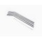 Lot 4 pailles inox LONGUES & FINES