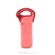 Etui Rose isotherme pour bouteilles et gourdes 300/500 ml