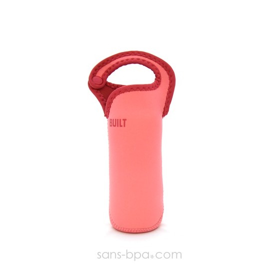 Etui Rose isotherme pour bouteilles et gourdes 300/500 ml