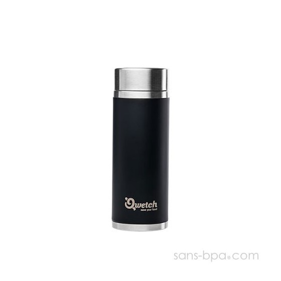Théière inox isotherme NOIRE 300 ml