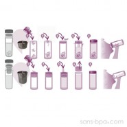 Théière inox isotherme CERISE 300 ml