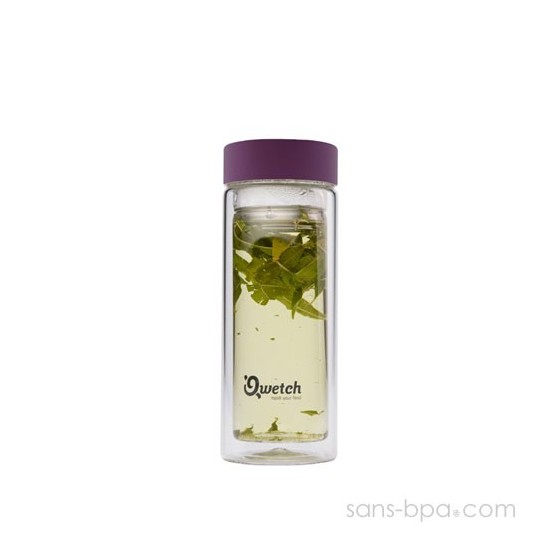 Théière verre isotherme 350ml MYRTILLE