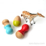 Mini Maracas bois BIO - CIRCUS
