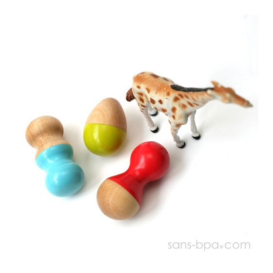 Mini Maracas bois BIO - CIRCUS