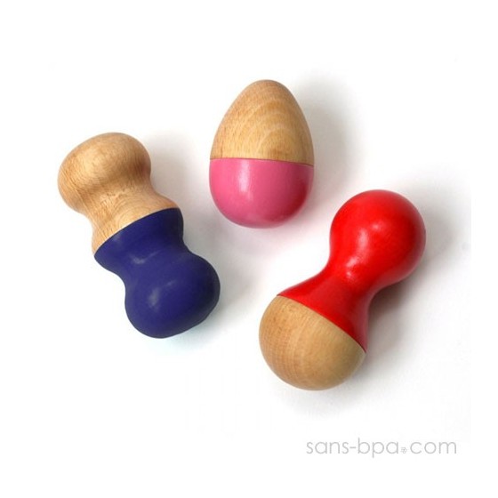 Mini Maracas bois - CIRCUS