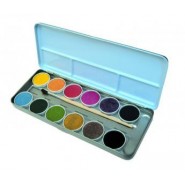 Aquarelle métallique 12 couleurs
