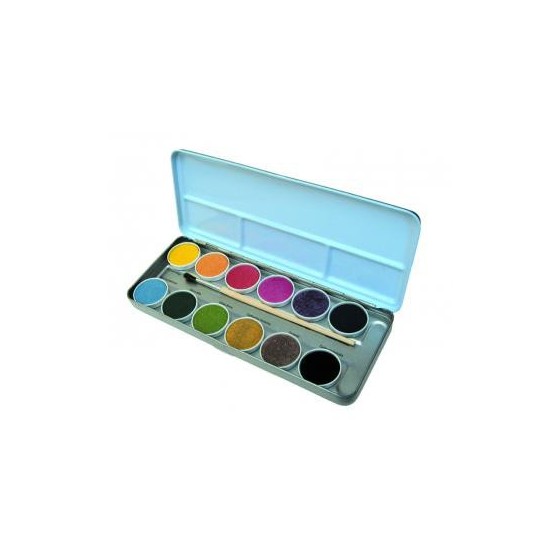 Aquarelle métallique 12 couleurs