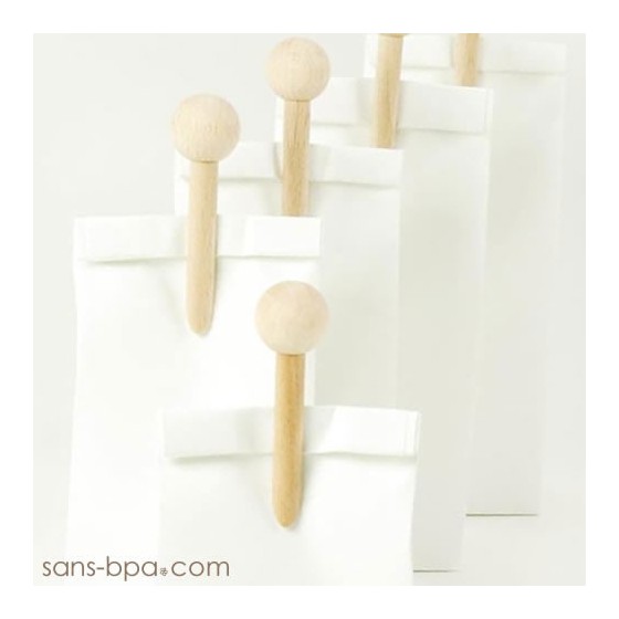 3 pinces en bois Pince-mi