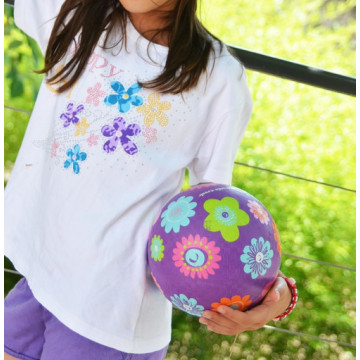 Balle caoutchouc 18 cm WORLD 2