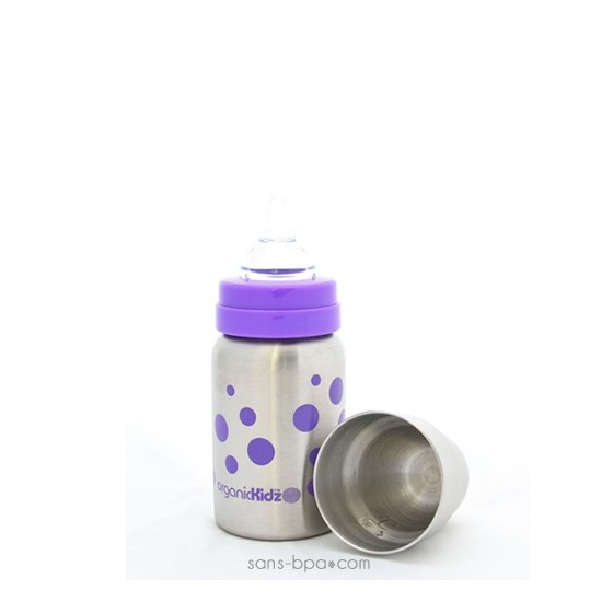 Bib-gourde anti-fuite 270ml LAVANDE