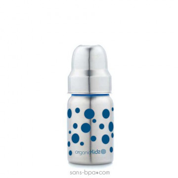 Bib-gourde anti-fuite 270ml BLEU 2