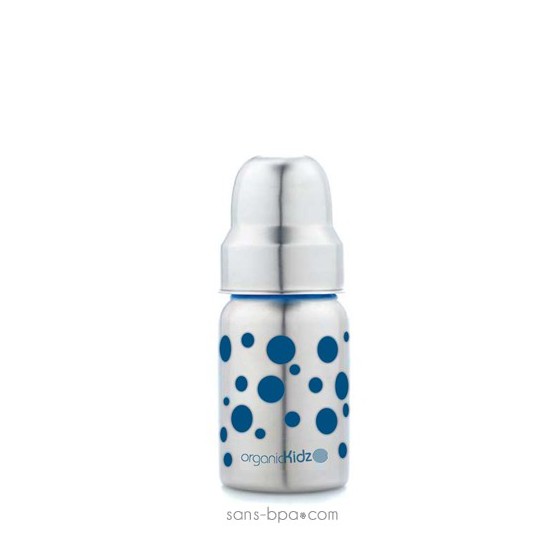 Bib-gourde anti-fuite 270ml BLEU