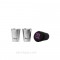 Lot 2 Timbales inox 225 ml