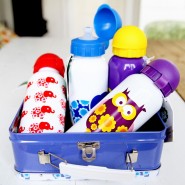 Gourde inox 350ml HIBOU VIOLET