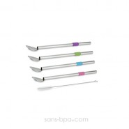  Lot 4 cuillères pailles - GELATI 