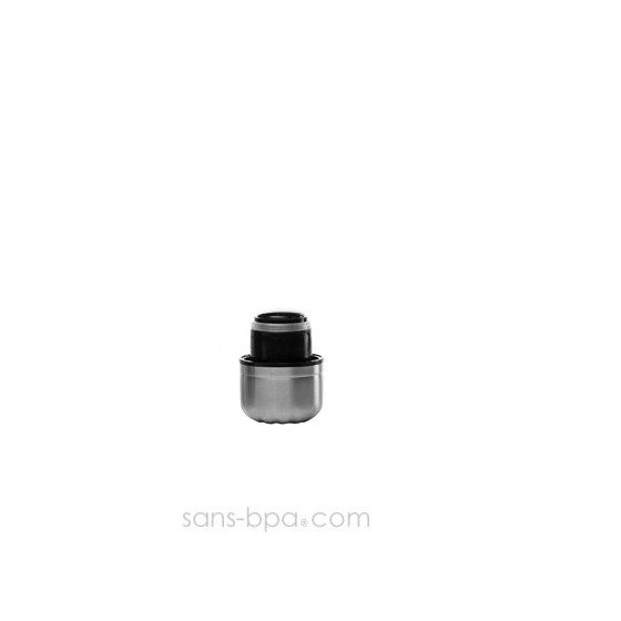 Bouchon inox / PE pour bouteille 300ml Qwetch