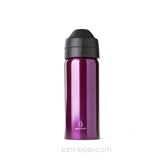 Gourde isotherme anti-fuite 500ml MYRTILLE