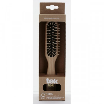 Brosse à cheveux Ovale - Bois & caoutchouc - Tek