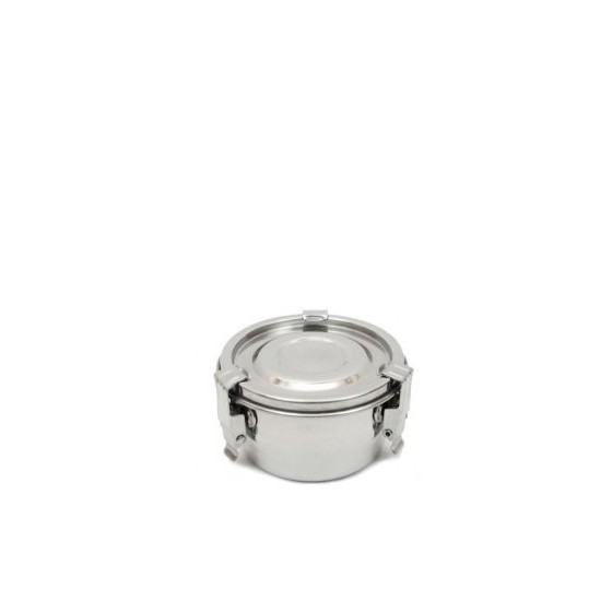 Boite inox diamètre 8 cm