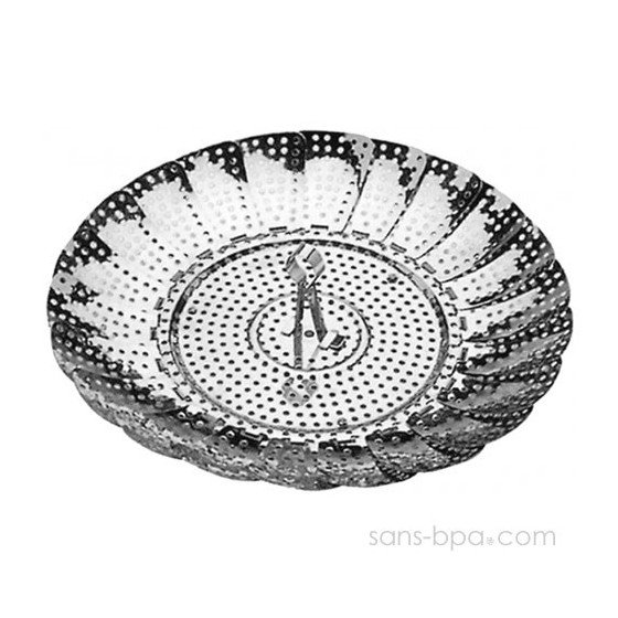 Panier vapeur marguerite inox