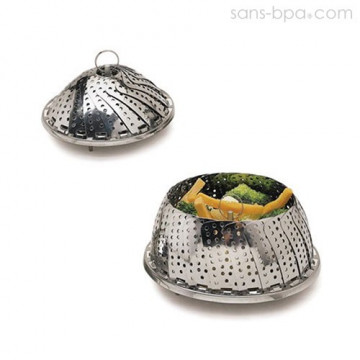 Panier vapeur marguerite inox