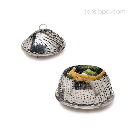 Panier vapeur marguerite inox