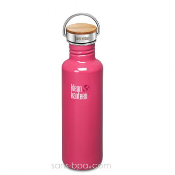 Bouteille inox 800ml - PINK ANEMONE - KLEAN KANTEEN 2