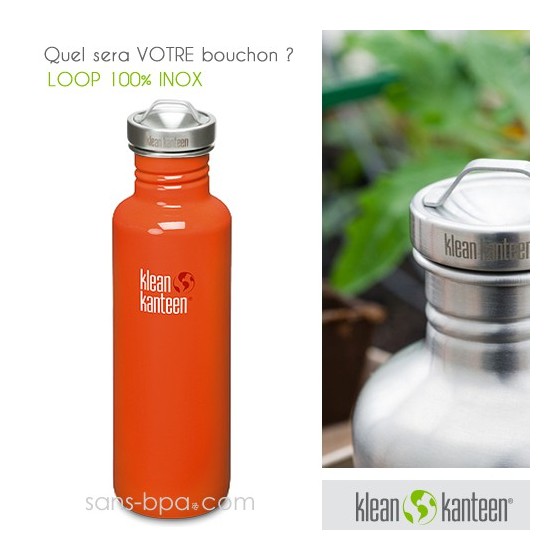 Gourde inox 800 ml FLAME