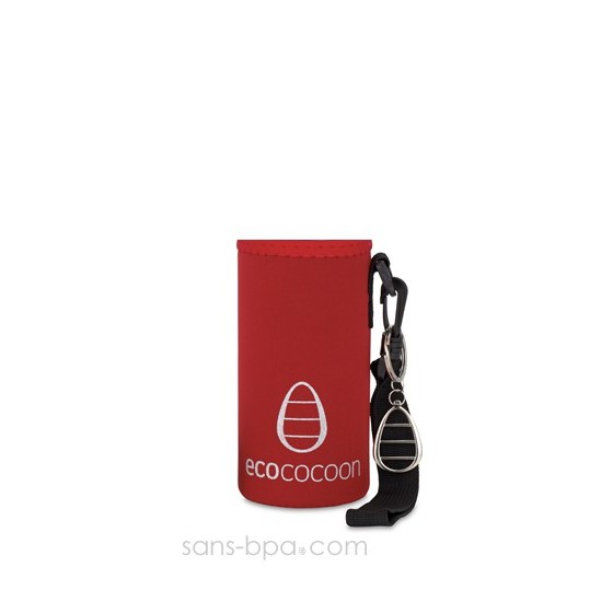 Housse isotherme 500 ml ROUGE & sa anse