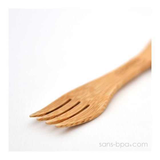 Couverts 2-en-1 bambou FRAMBOISE