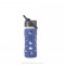 Gourde verre PAILLE 350ml COBALT