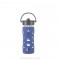 Gourde verre PAILLE 350ml COBALT