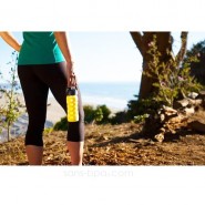 Gourde verre PAILLE 350ml COBALT