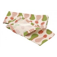 Lot 2 serviettes Set coton recyclé PAPILLONS
